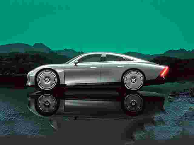 Konzeptauto mit &#8222;klassischem&#8220; Lithium-Ionen-Akku: der EQXX von Mercedes. 